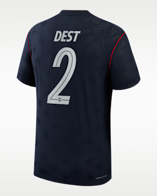 Sergiño Dest USMNT 2026 Match Away Men's Nike Aero-FIT Soccer
